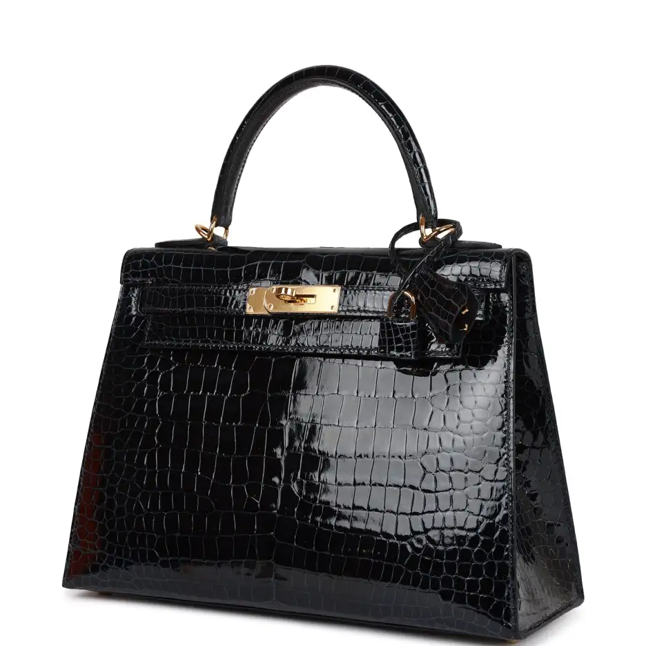 hermès kelly sellier 28 bleu baltique shiny porosus crocodile gold hardware hermès kelly sellier 28 bleu baltique shiny porosus crocodile gold hardware
