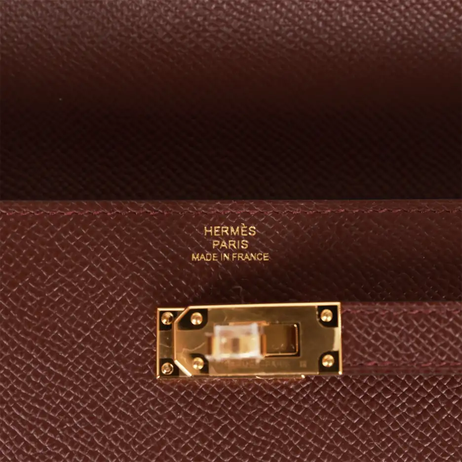 hermès kelly wallet to go bordeaux epsom gold hardware hermès kelly wallet to go bordeaux epsom gold hardware