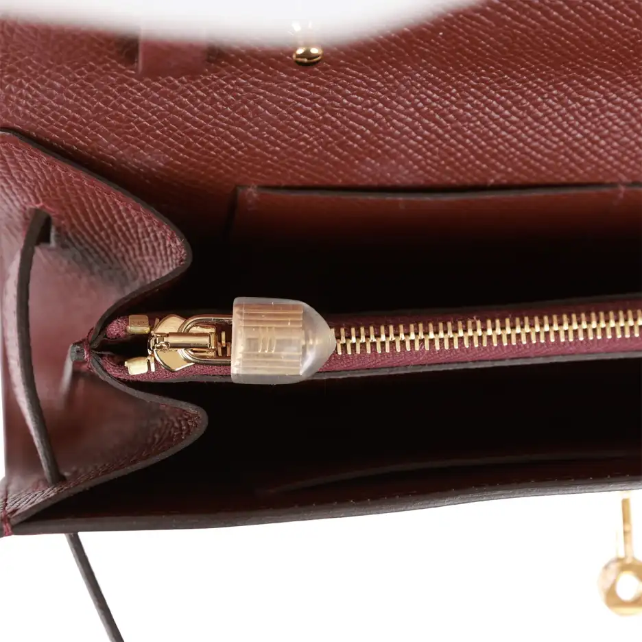 hermès kelly wallet to go bordeaux epsom gold hardware hermès kelly wallet to go bordeaux epsom gold hardware