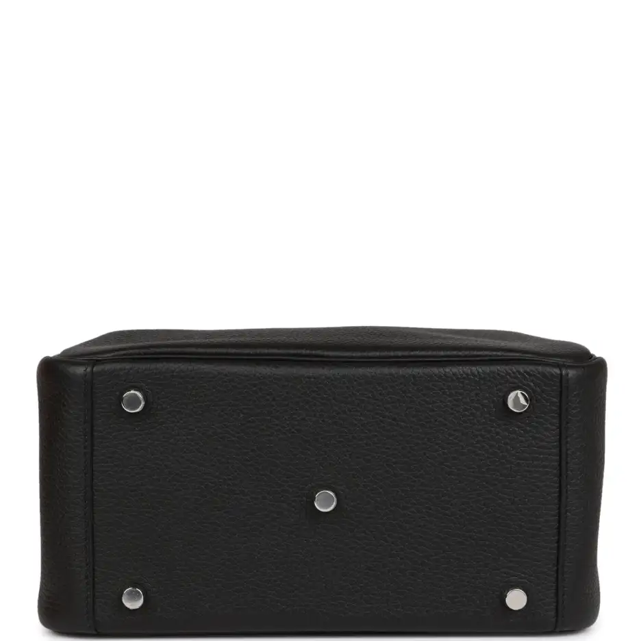 hermès lindy 26 black clemence palladium hardware hermès lindy 26 black clemence palladium hardware