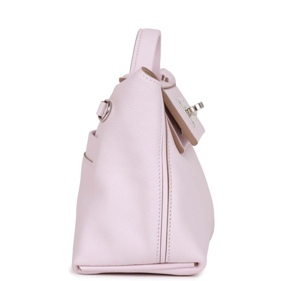 hermès mini 24/24 bag mauve pale verso evercolor and swift palladium hardware hermès mini 24/24 bag mauve pale verso evercolor and swift palladium hardware