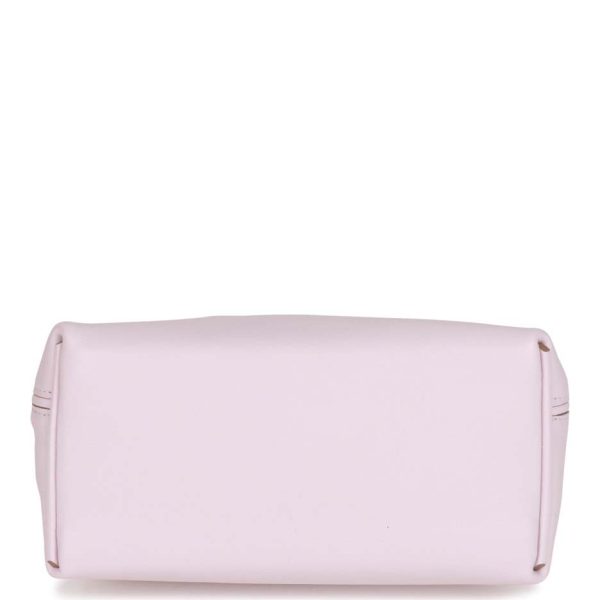 hermès mini 24/24 bag mauve pale verso evercolor and swift palladium hardware