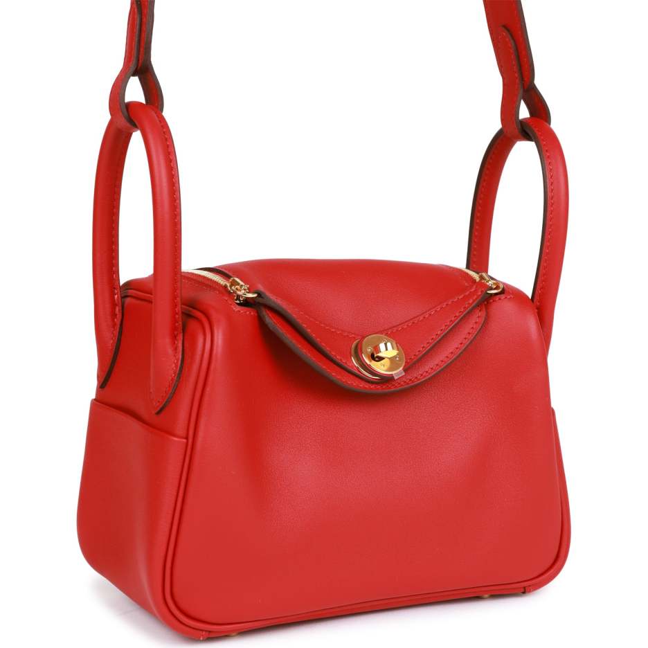 hermès mini lindy rouge piment swift gold hardware hermès mini lindy rouge piment swift gold hardware