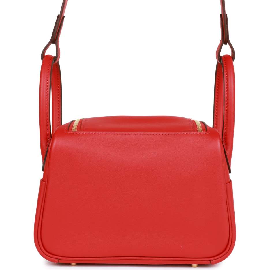 hermès mini lindy rouge piment swift gold hardware hermès mini lindy rouge piment swift gold hardware