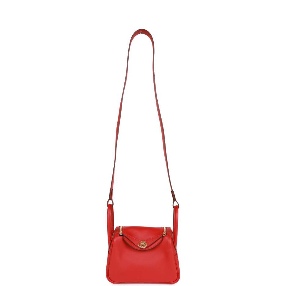 hermès mini lindy rouge piment swift gold hardware hermès mini lindy rouge piment swift gold hardware