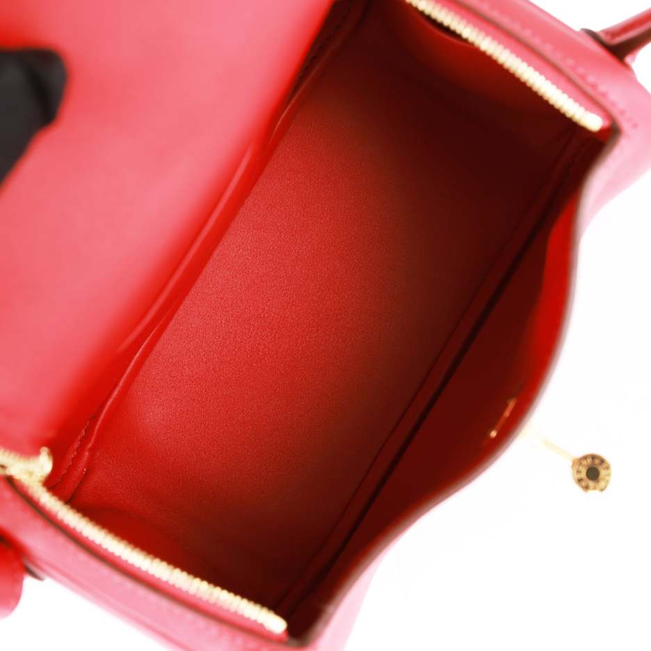hermès mini lindy rouge piment swift gold hardware hermès mini lindy rouge piment swift gold hardware
