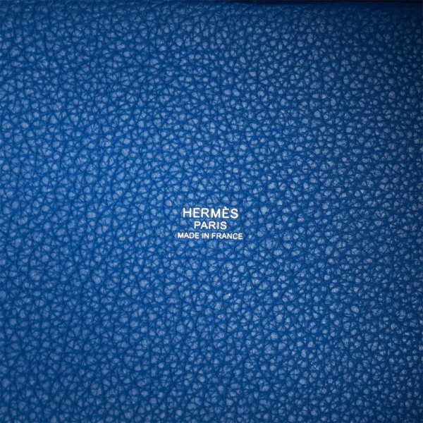 hermès picotin lock 18 bleu france clemence palladium hardware