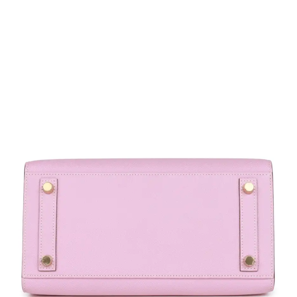 hermès special order (hss) birkin sellier 25 mauve sylvestre and bleu brume epsom brushed gold hardware