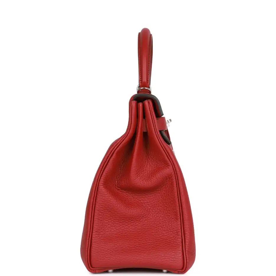 hermès special order (hss) kelly retourne 35 rouge grenat verso togo palladium hardware hermès special order (hss) kelly retourne 35 rouge grenat verso togo palladium hardware