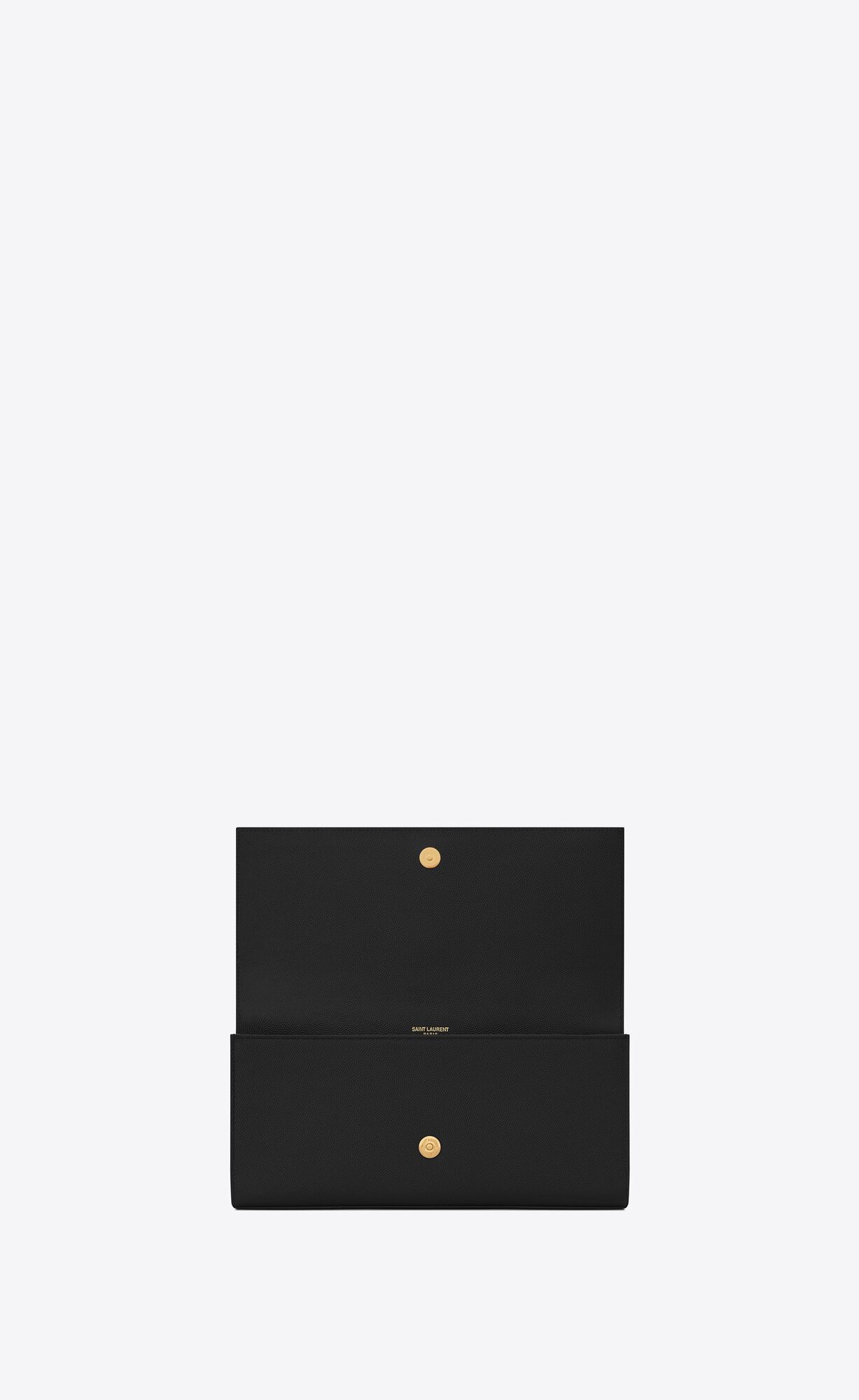 kate clutch in grain de poudre embossed leather black kate clutch in grain de poudre embossed leather black