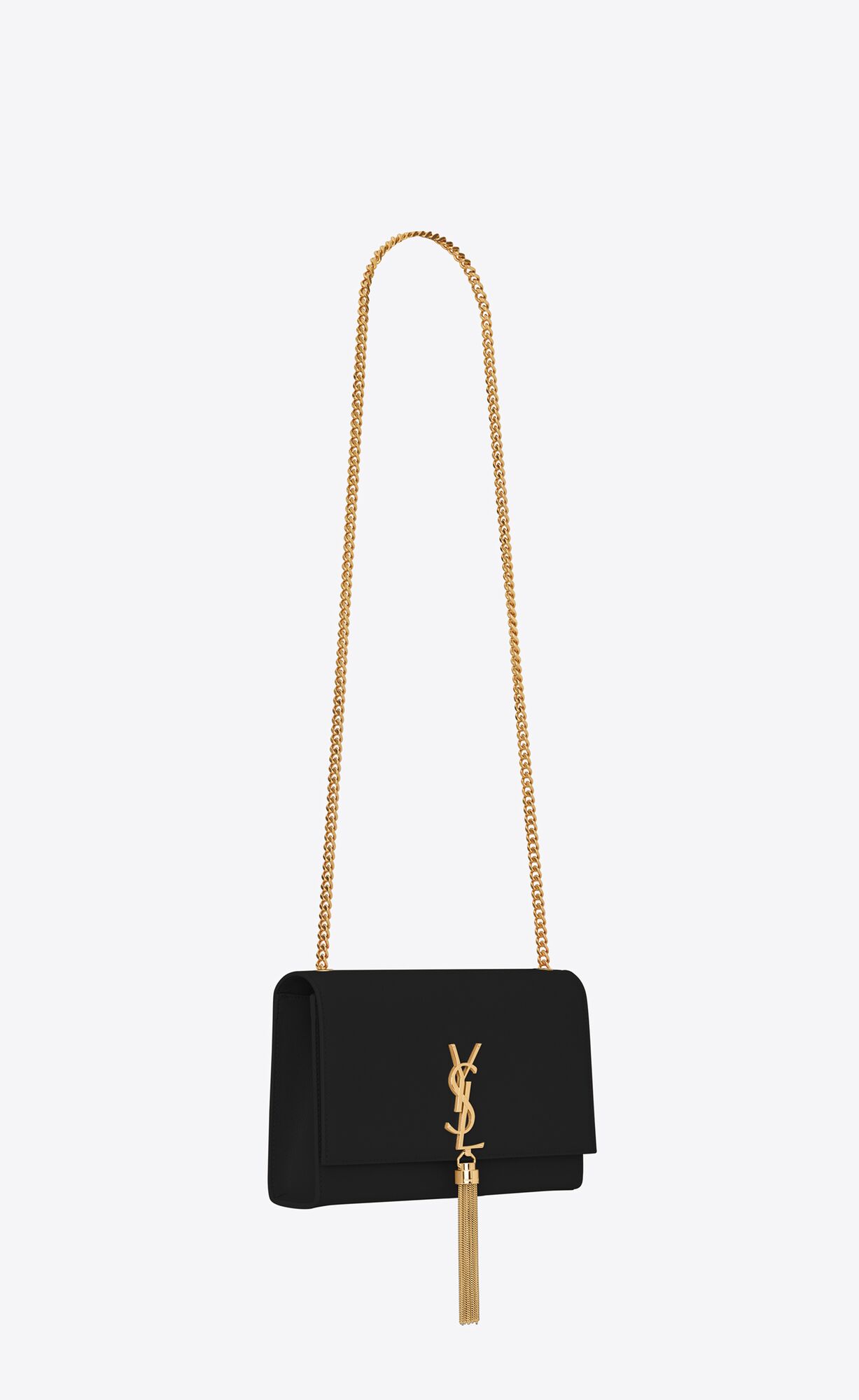 medium kate tassel in grain de poudre embossed leather black medium kate tassel in grain de poudre embossed leather black
