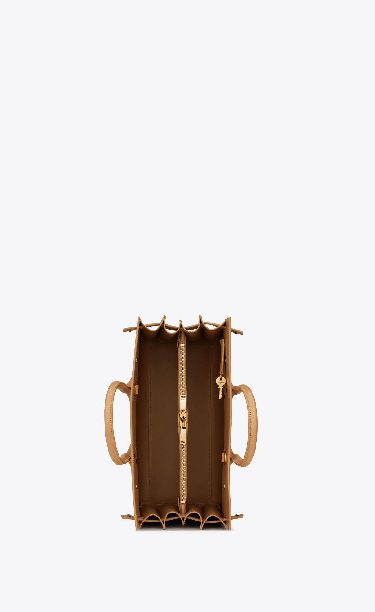 small sac de jour in smooth leather cappuccino small sac de jour in smooth leather cappuccino