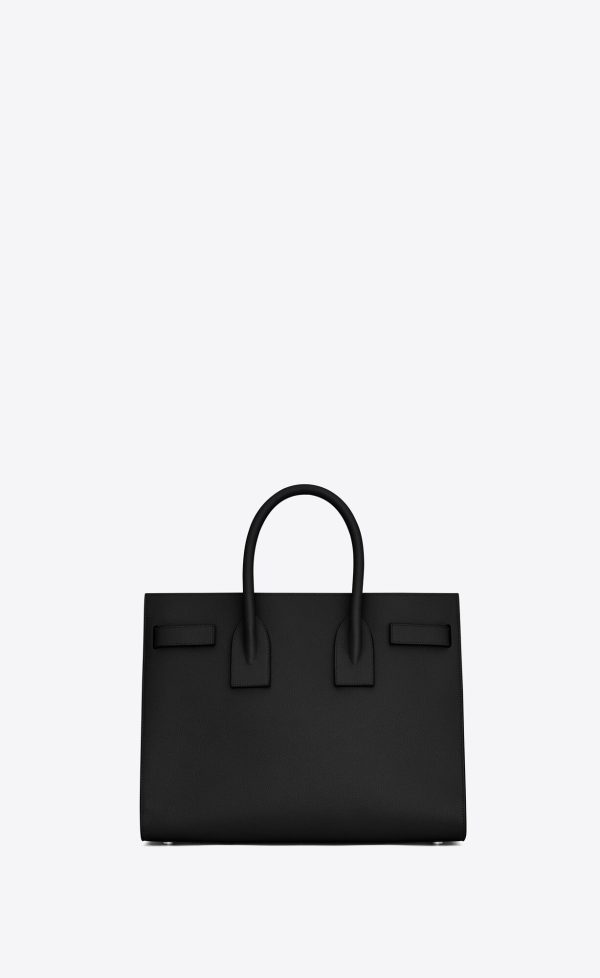 small sac de jour in grained leather black