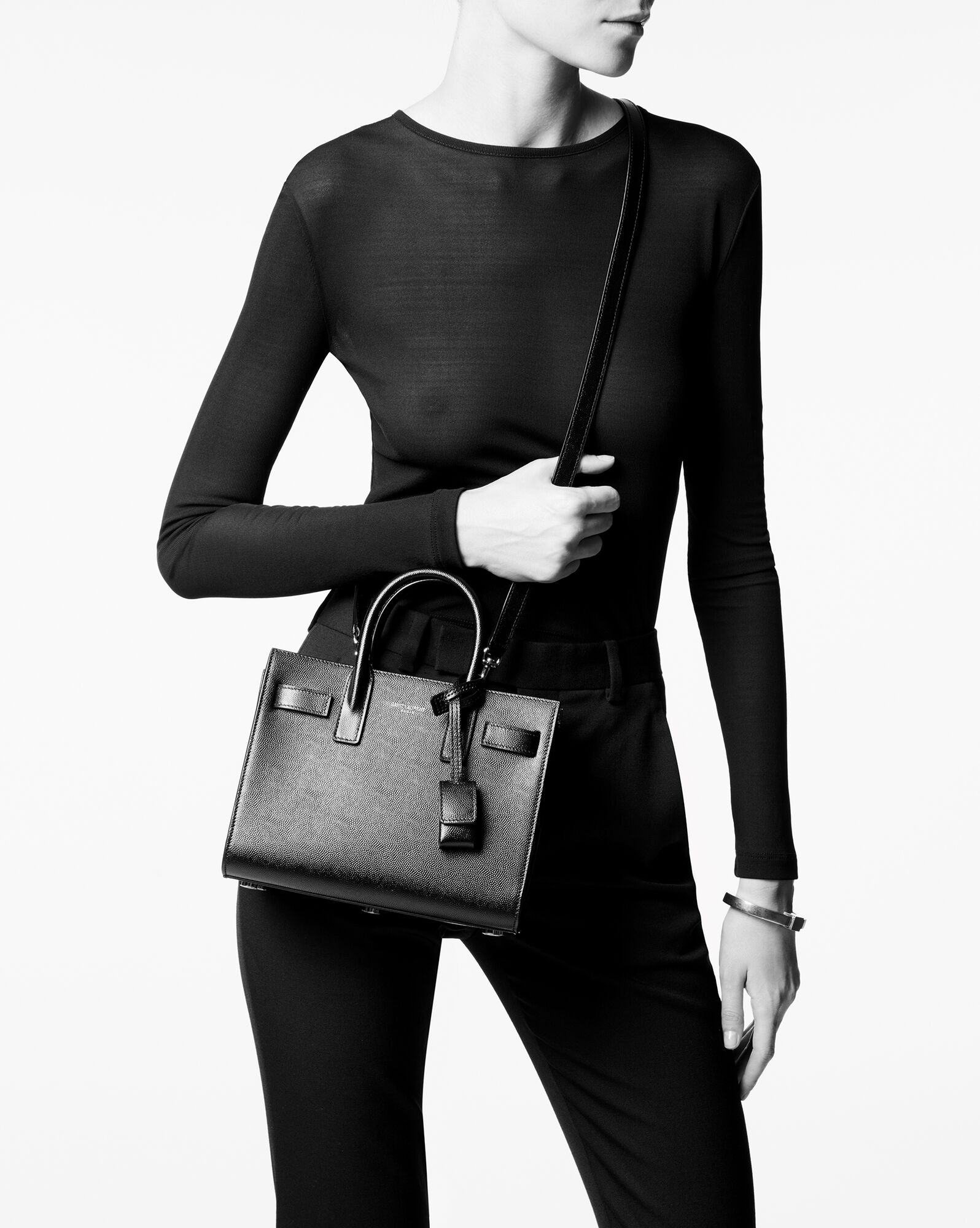 sac de jour nano in grained leather black sac de jour nano in grained leather black