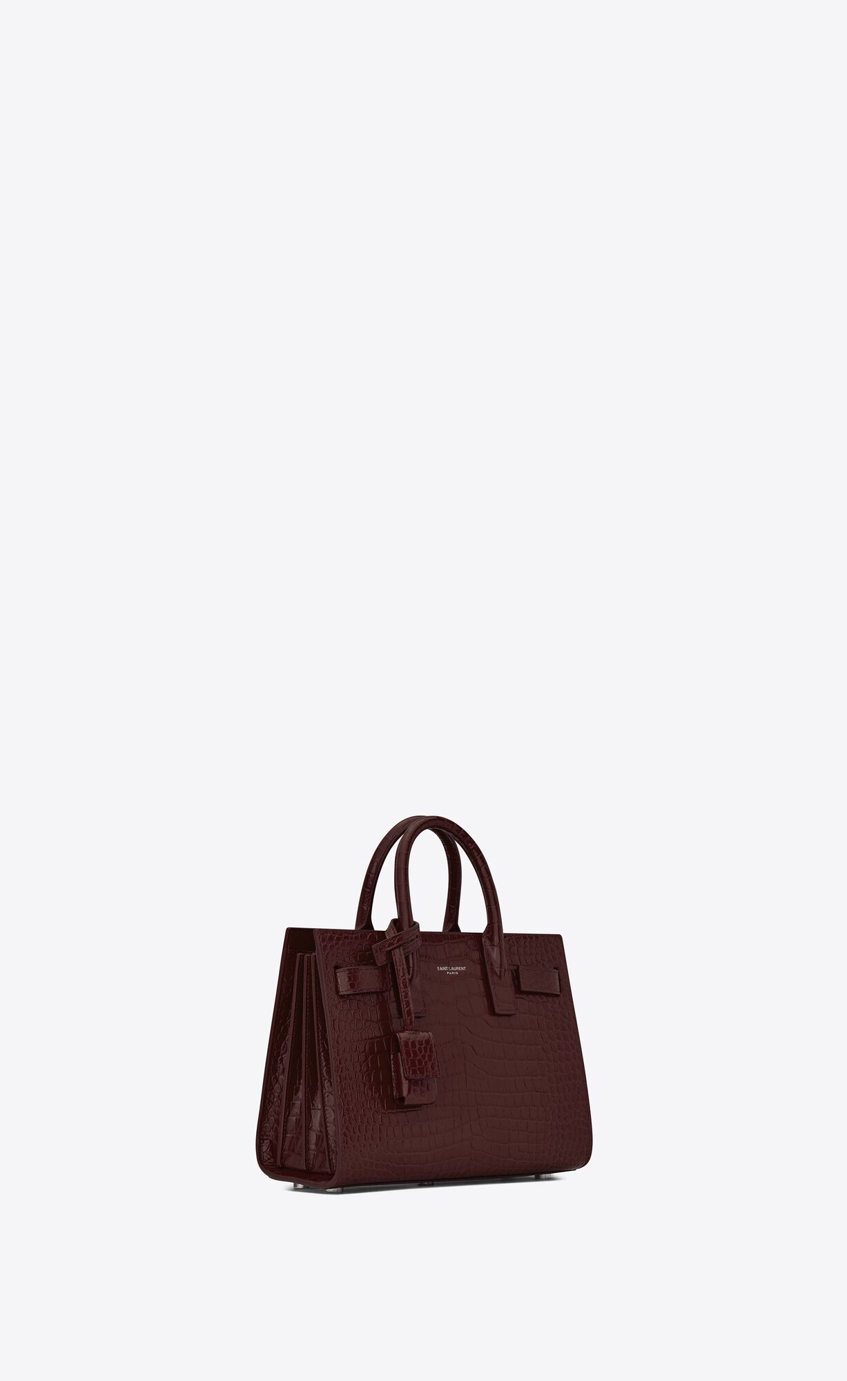 sac de jour nano in crocodile embossed leather rouge legion sac de jour nano in crocodile embossed leather rouge legion