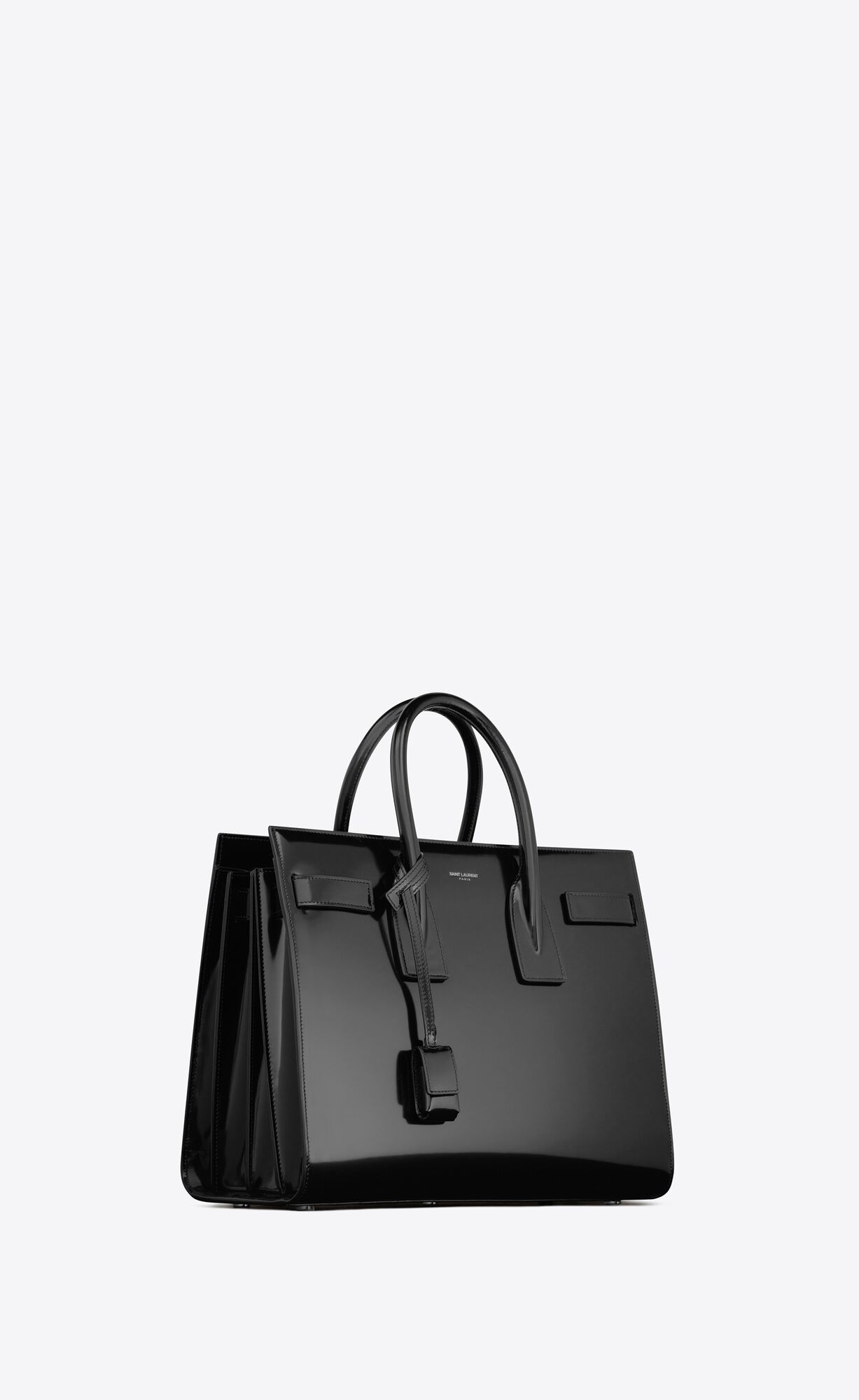 sac de jour small in shiny leather black sac de jour small in shiny leather black
