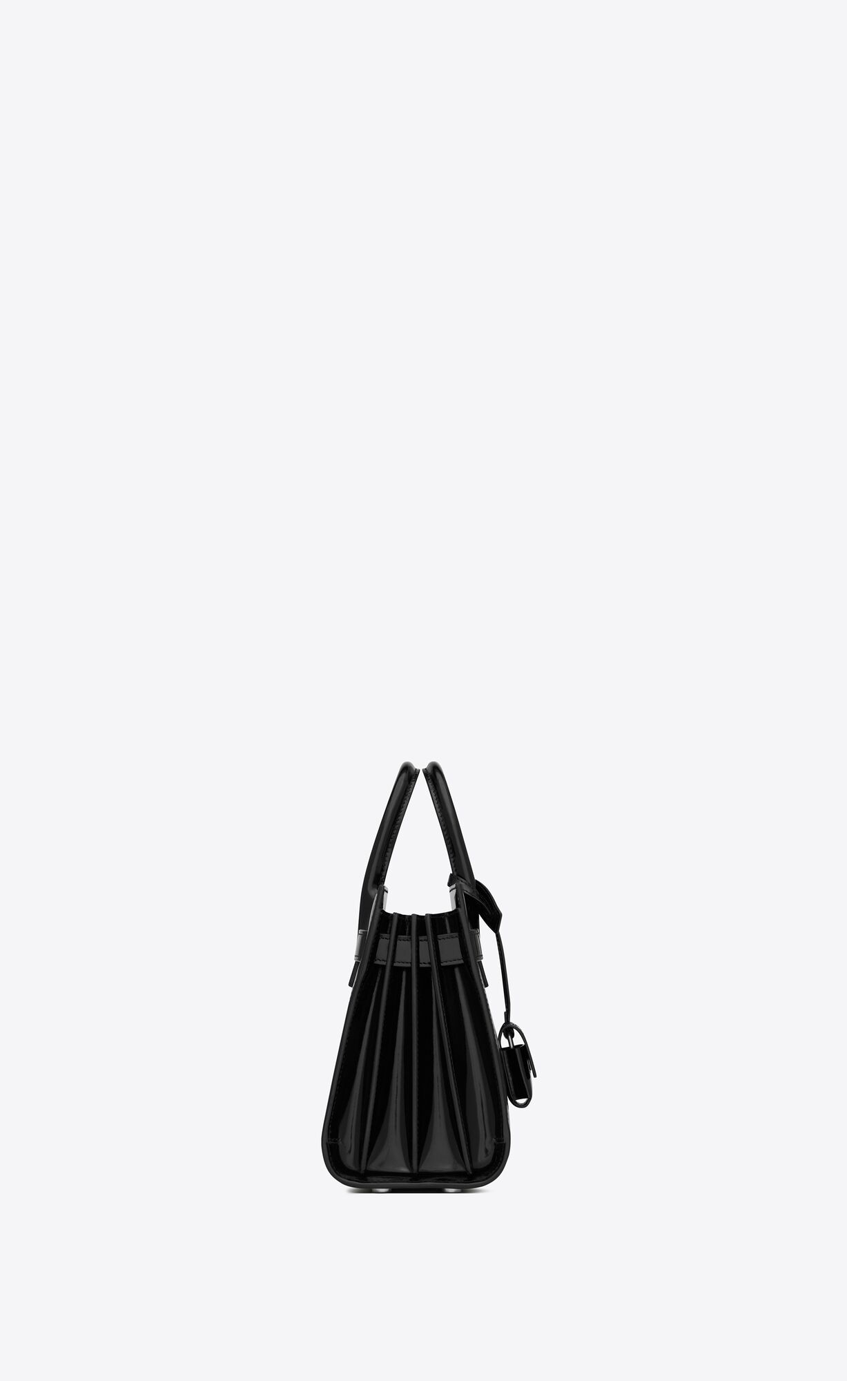 sac de jour nano in shiny leather black sac de jour nano in shiny leather black