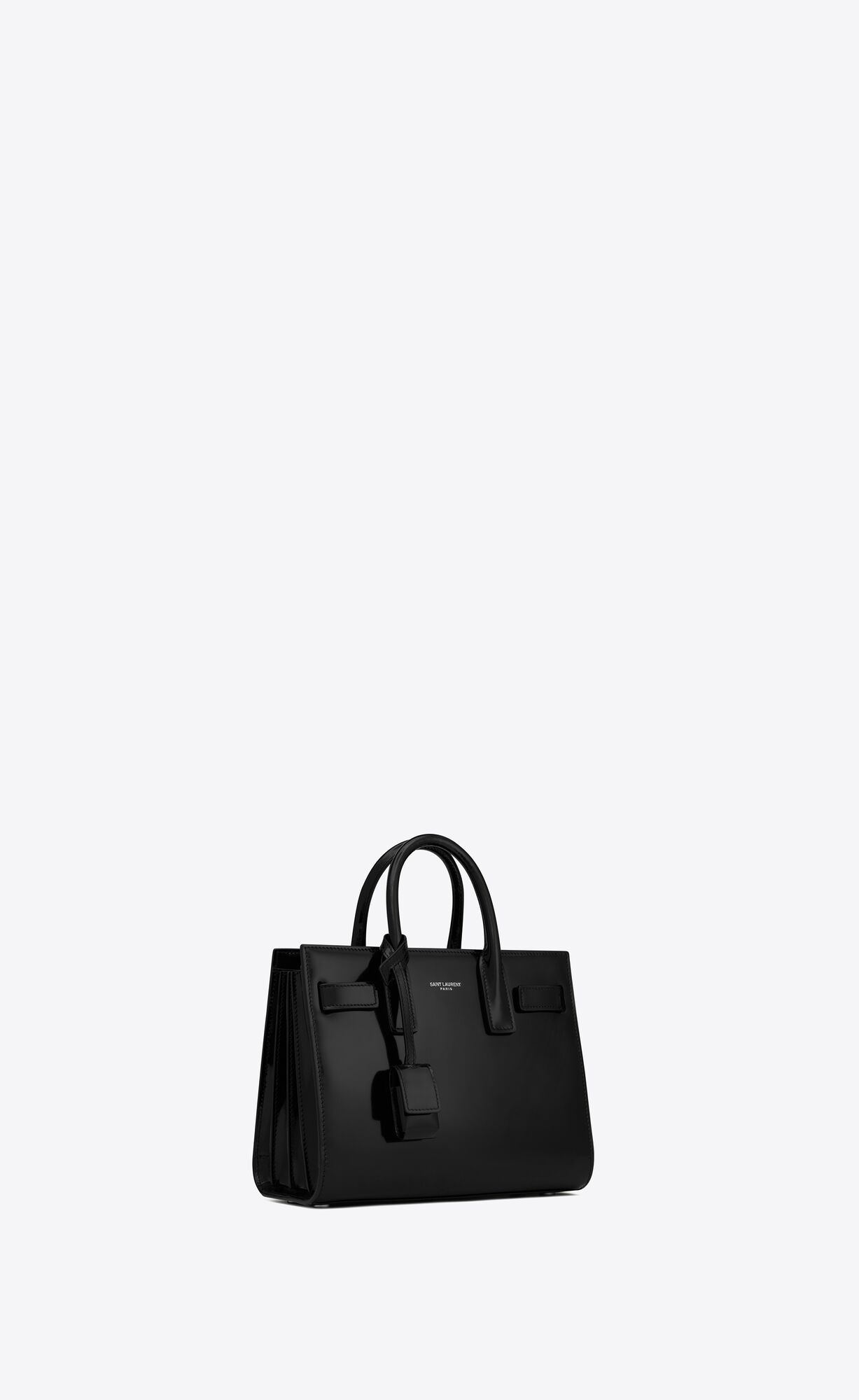 sac de jour nano in shiny leather black sac de jour nano in shiny leather black