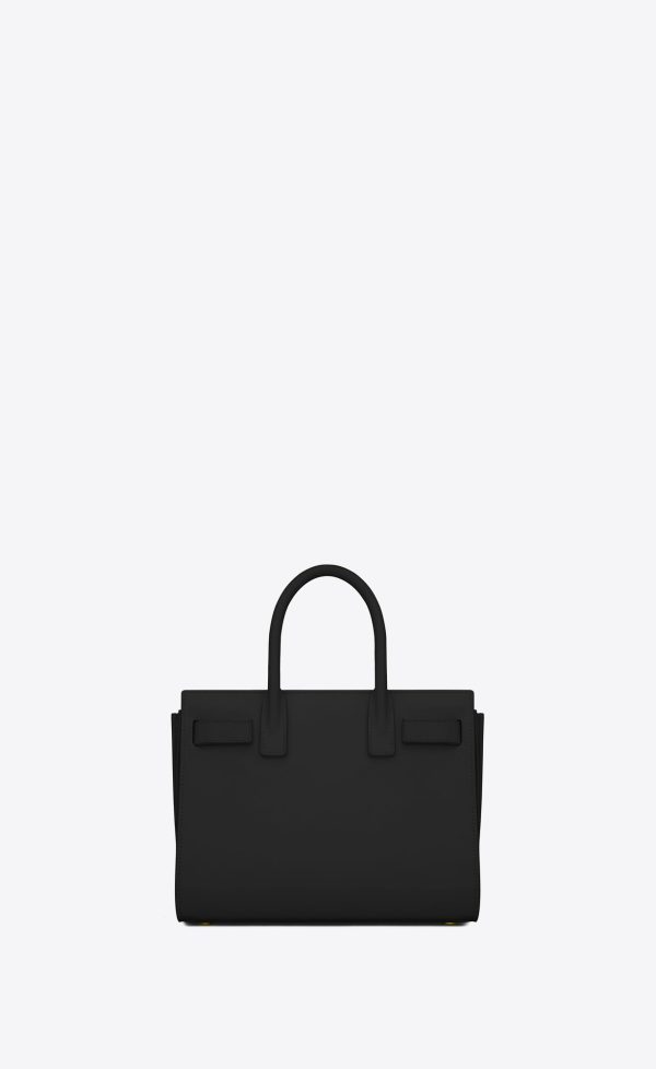 sac de jour baby in smooth leather black