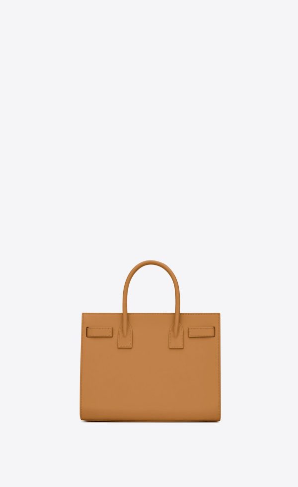 sac de jour baby in smooth leather dark natural