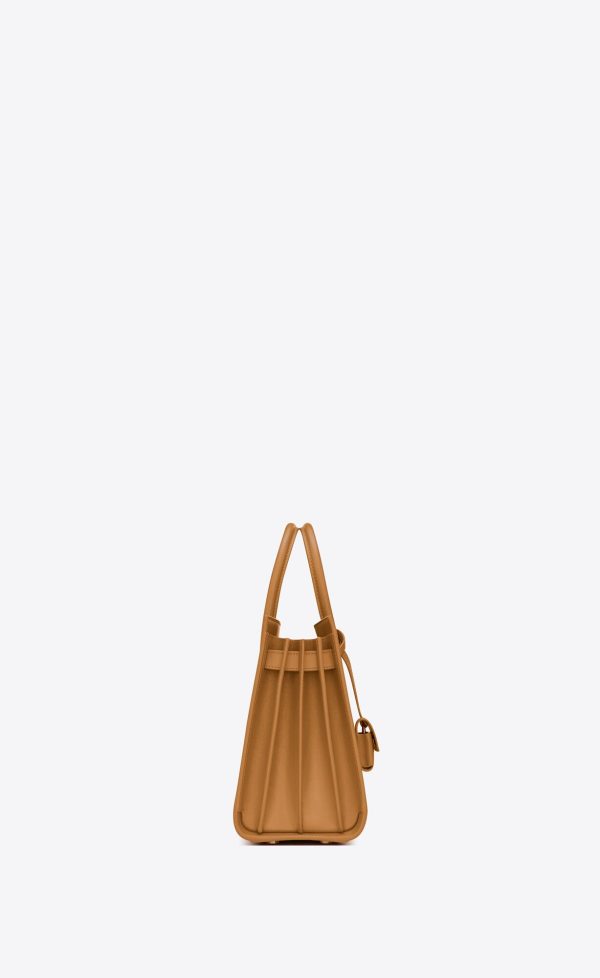 sac de jour baby in smooth leather dark natural
