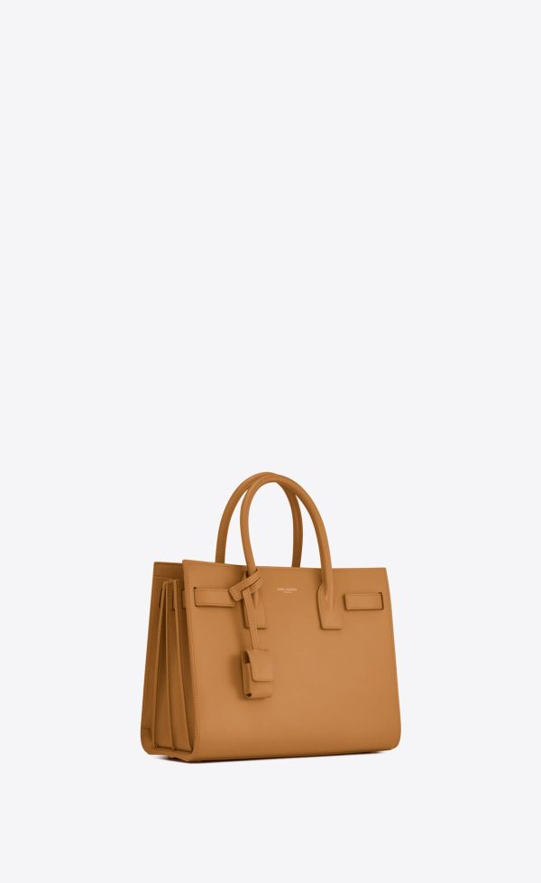 sac de jour baby in smooth leather dark natural