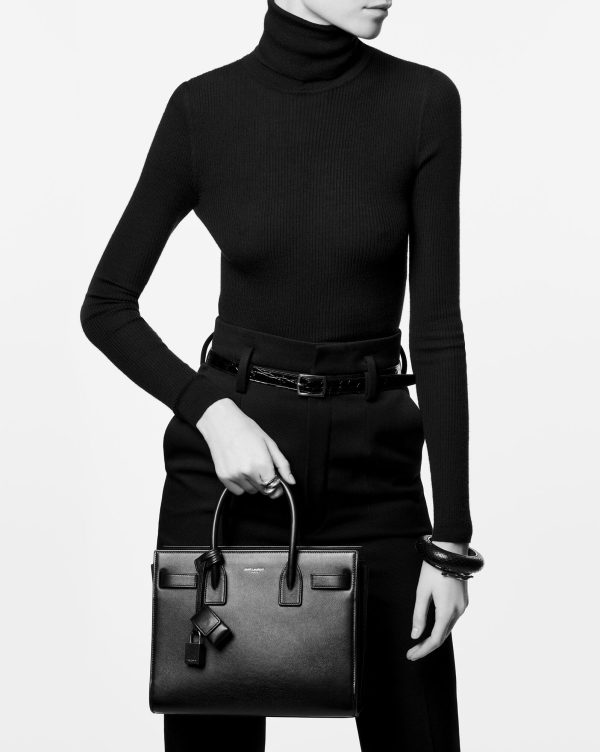 sac de jour baby in smooth leather dark natural