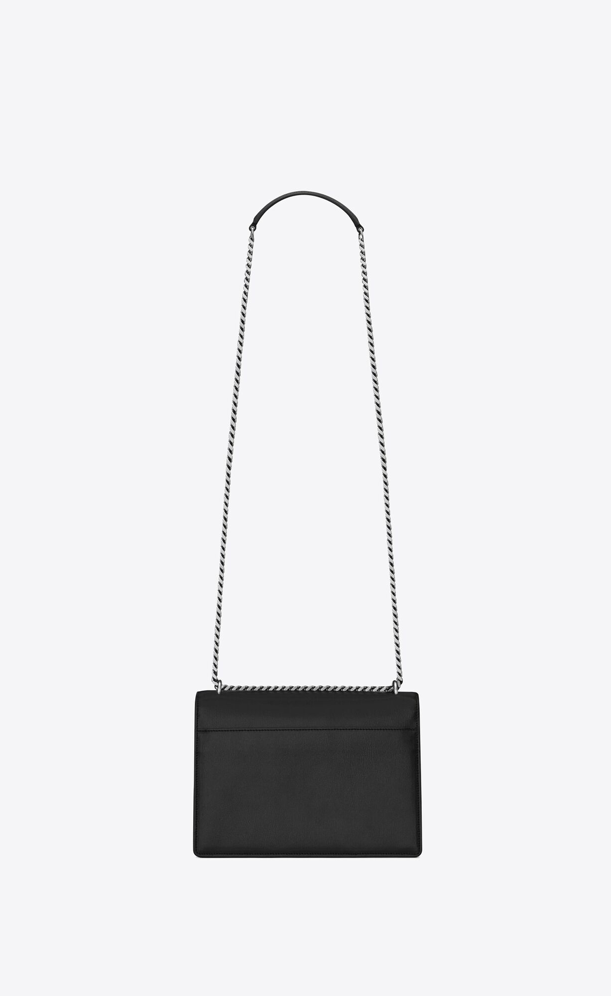 medium sunset in smooth leather noir medium sunset in smooth leather noir