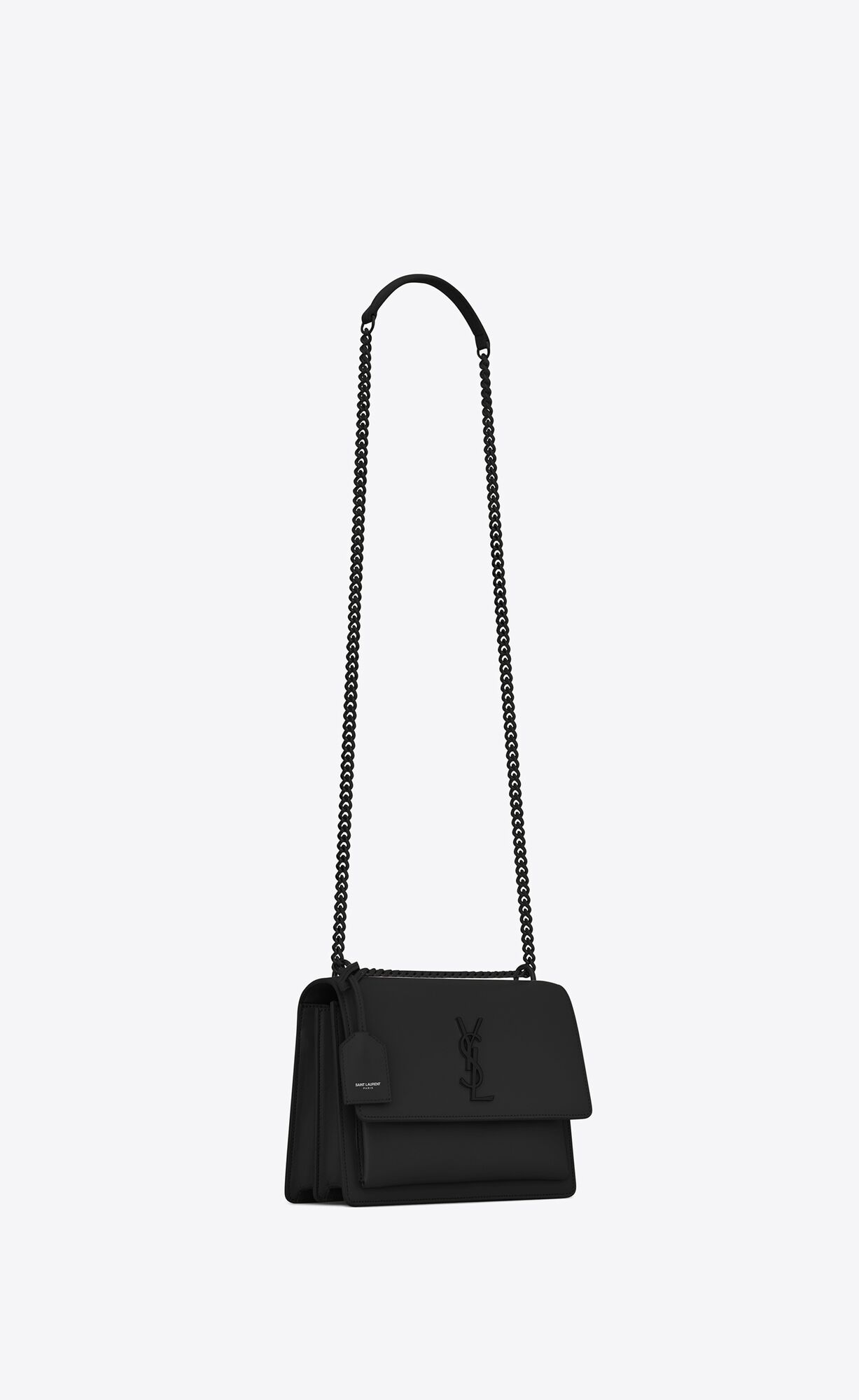 medium sunset in smooth leather noir medium sunset in smooth leather noir