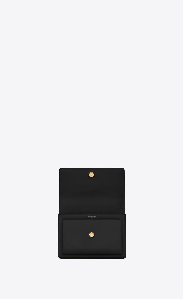 medium sunset in smooth leather noir