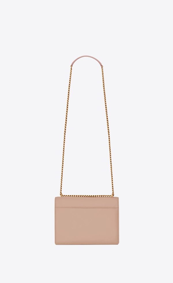 medium sunset in smooth leather rosy sand