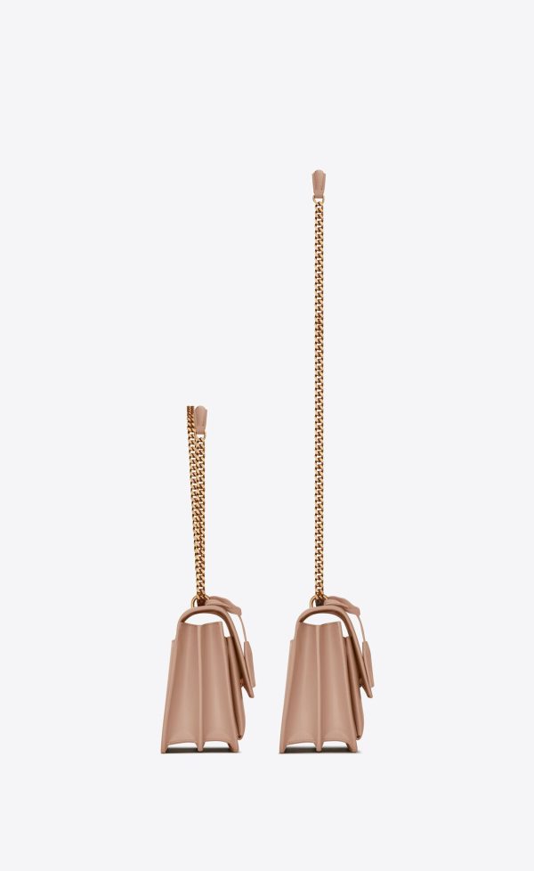 medium sunset in smooth leather rosy sand