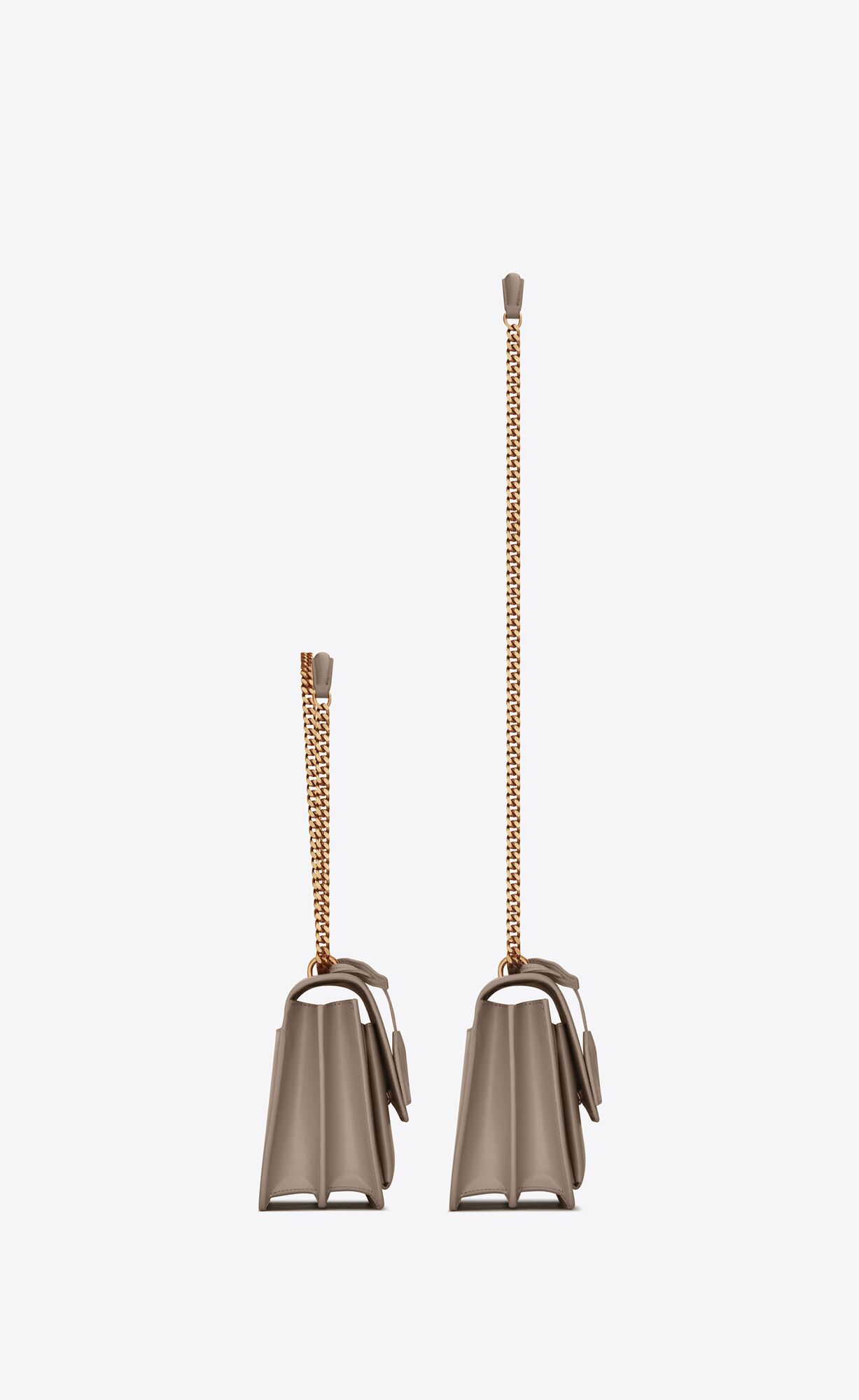 medium sunset in smooth leather greyish brown medium sunset in smooth leather greyish brown