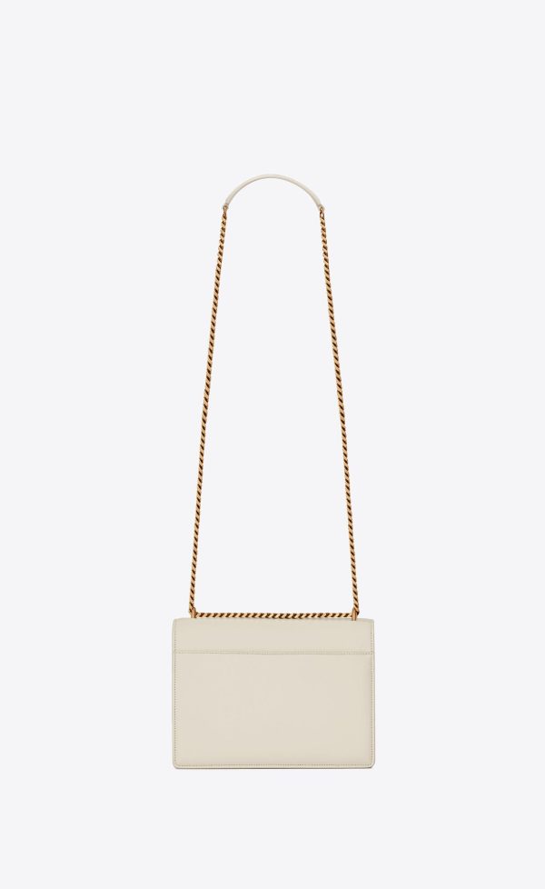 medium sunset in smooth leather blanc vintage