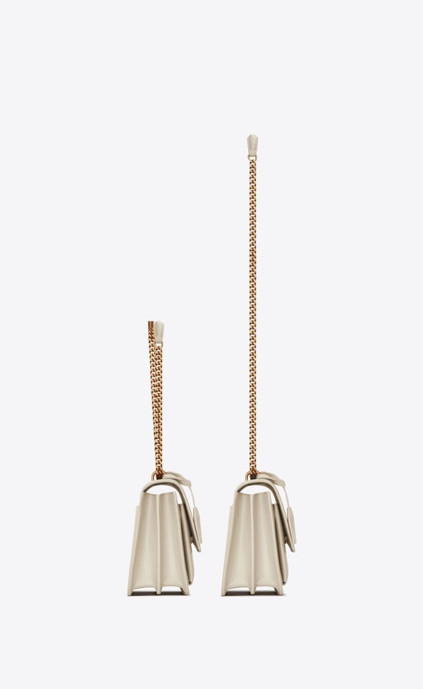medium sunset in smooth leather blanc vintage
