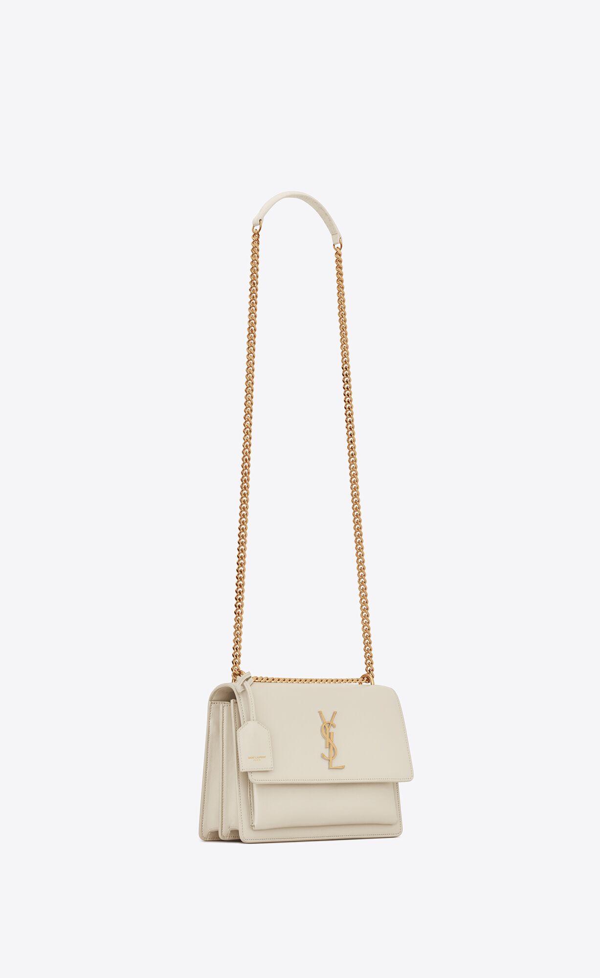 medium sunset in smooth leather blanc vintage medium sunset in smooth leather blanc vintage