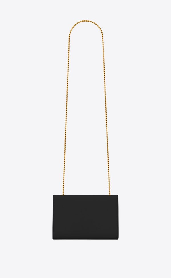 small kate in grain de poudre embossed leather black