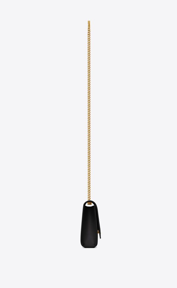 small kate in grain de poudre embossed leather black
