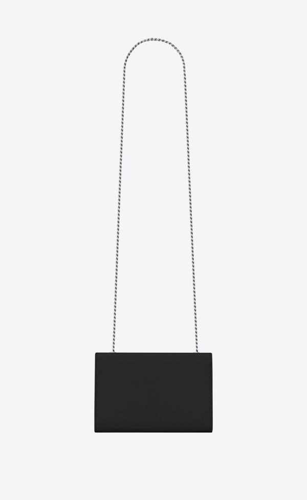 small kate in grain de poudre embossed leather black