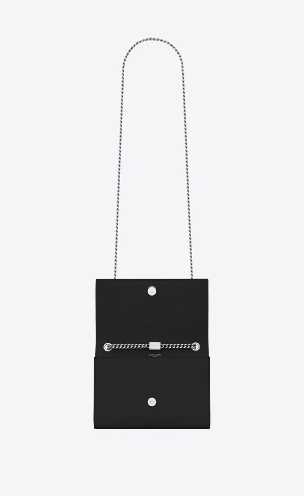 small kate in grain de poudre embossed leather black