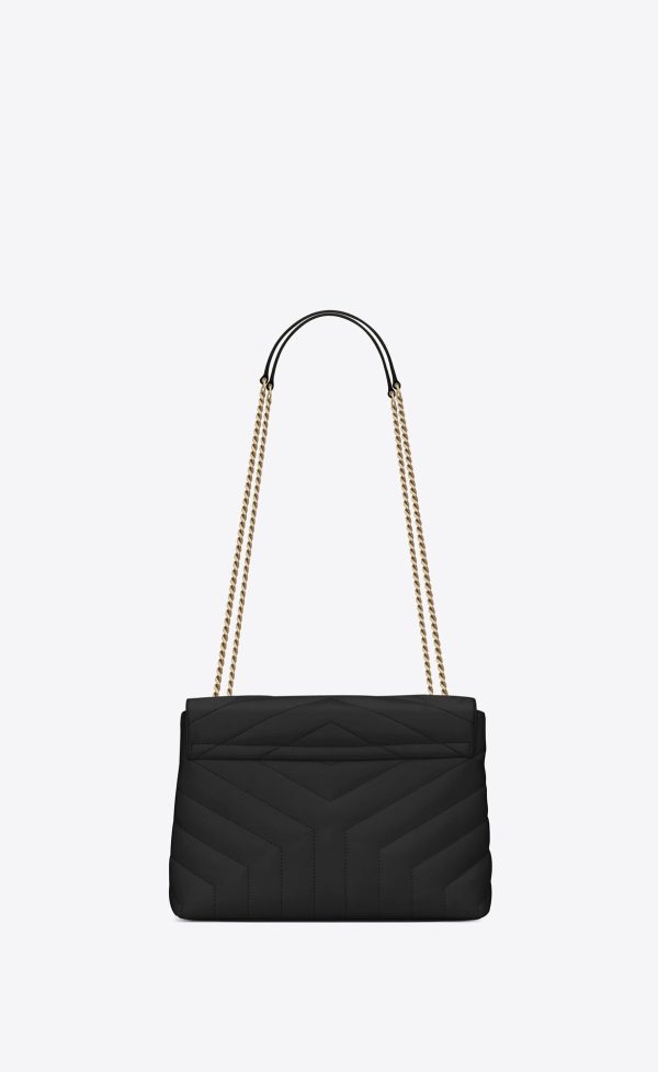 small loulou in quilted leather noir