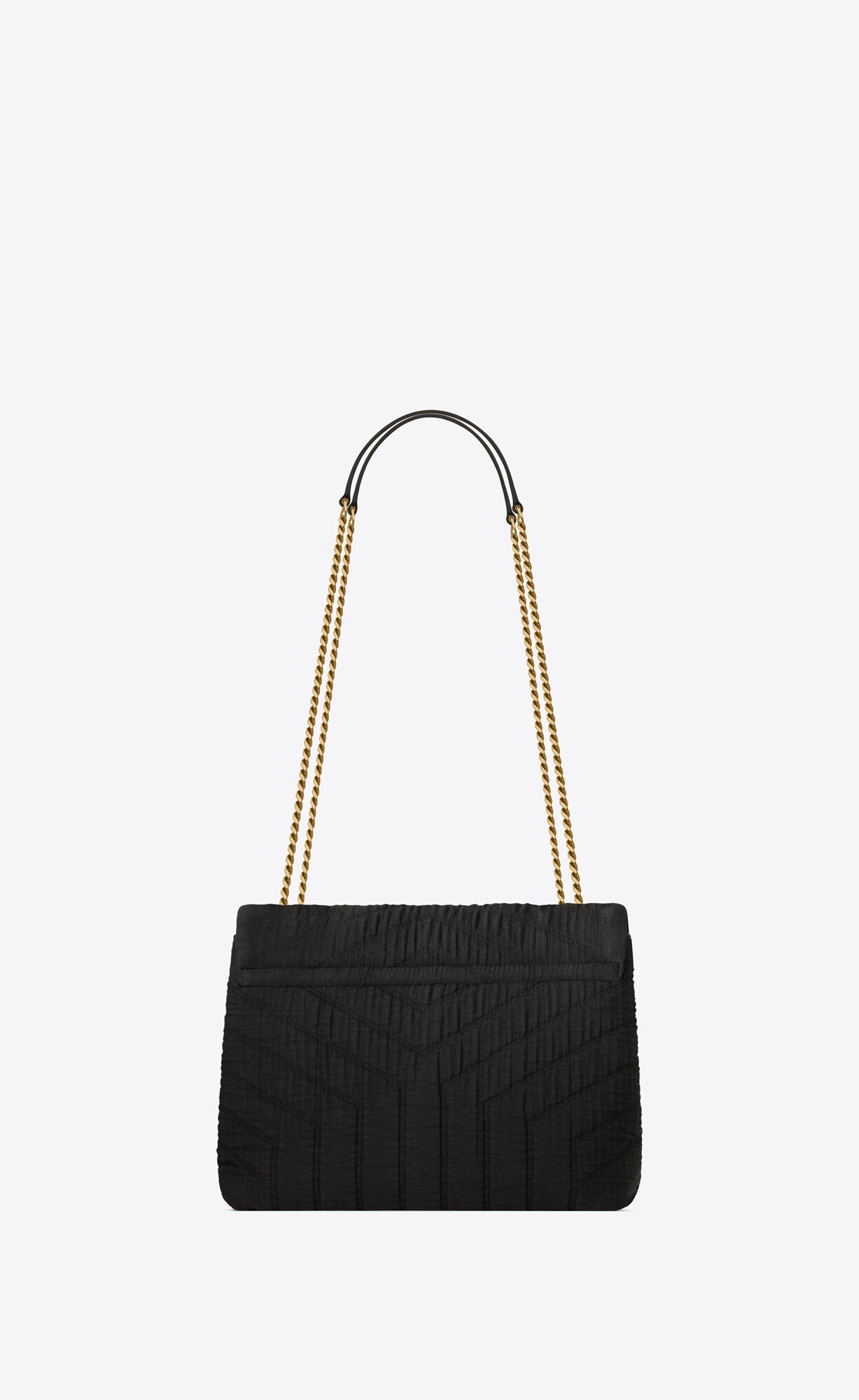 small loulou in quilted cotton black small loulou in quilted cotton black
