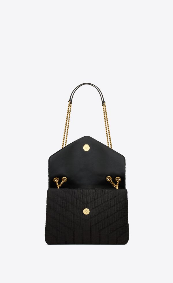 small loulou in quilted cotton black