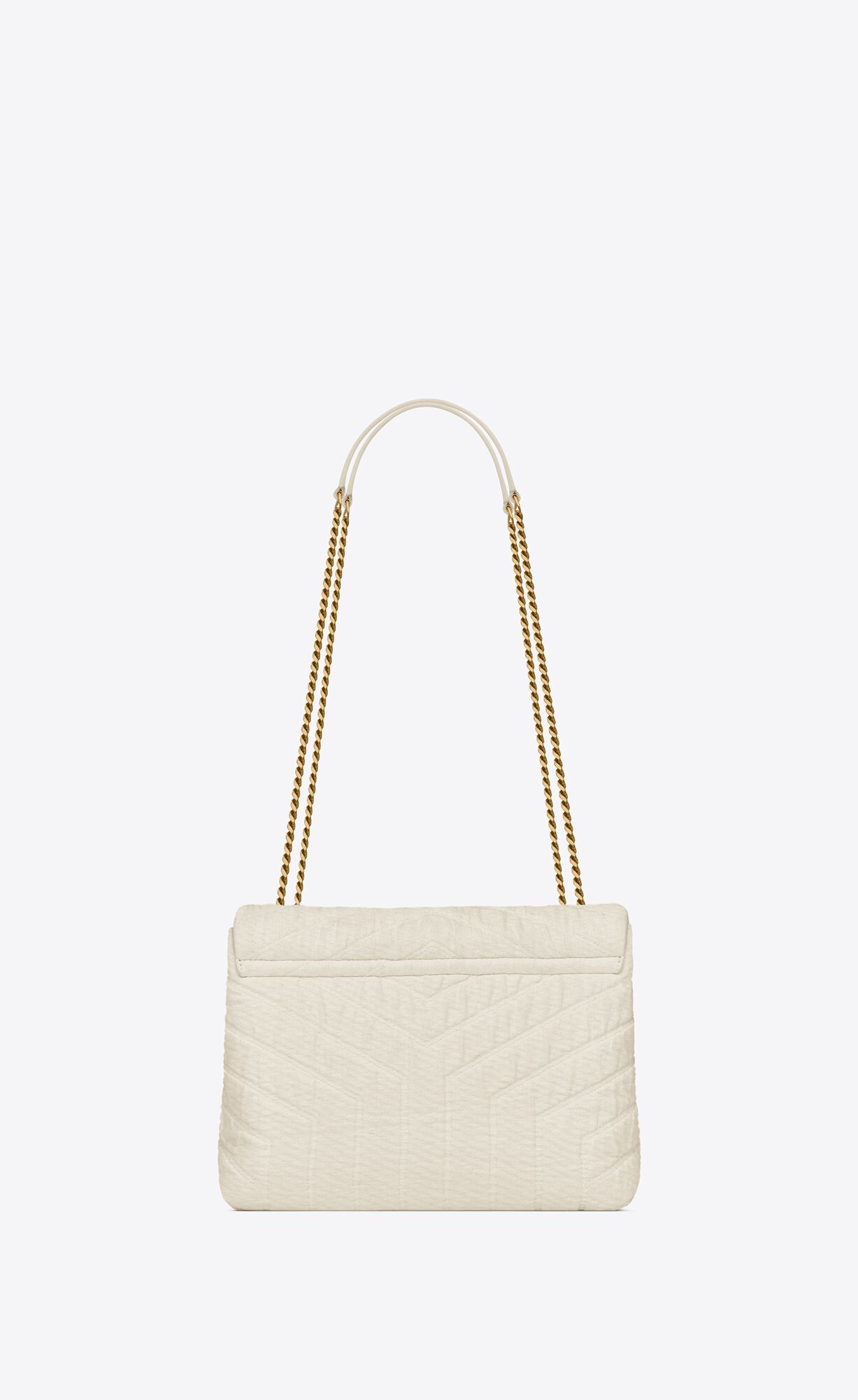 small loulou in quilted cotton blanc cotton small loulou in quilted cotton blanc cotton