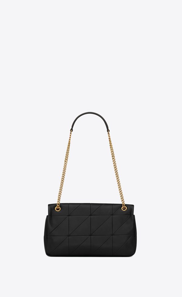 medium jamie in lambskin black