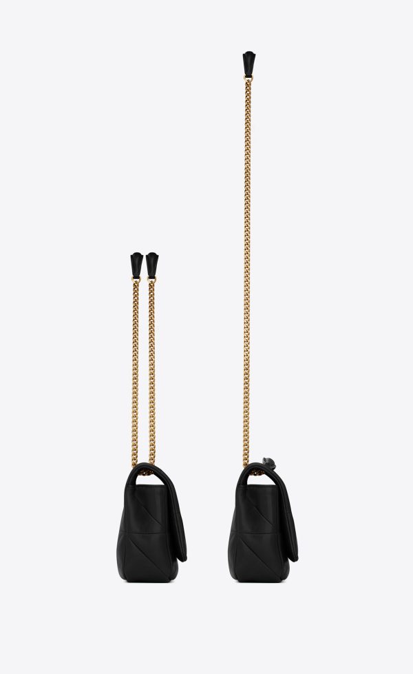 medium jamie in lambskin black