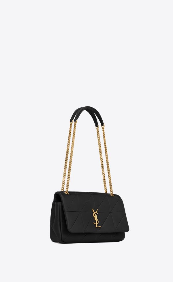 medium jamie in lambskin black