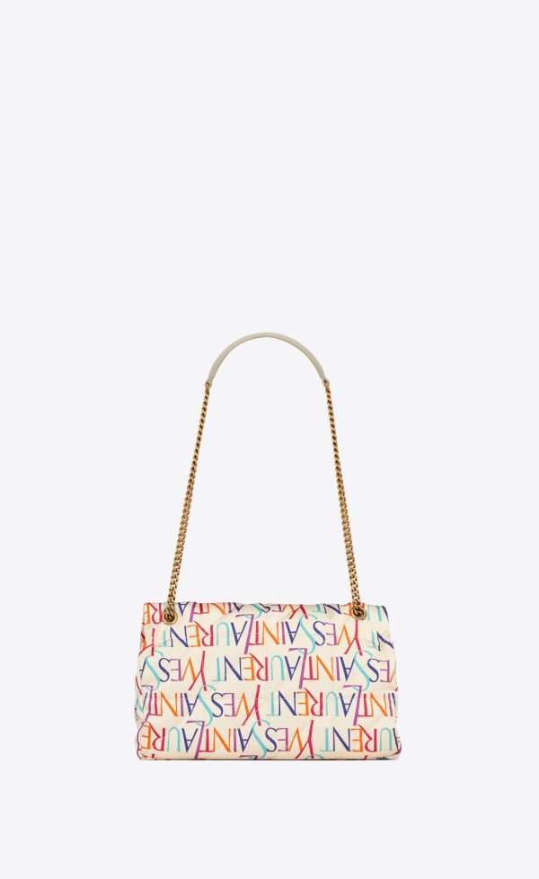 jamie medium in silk blanc et multicolore