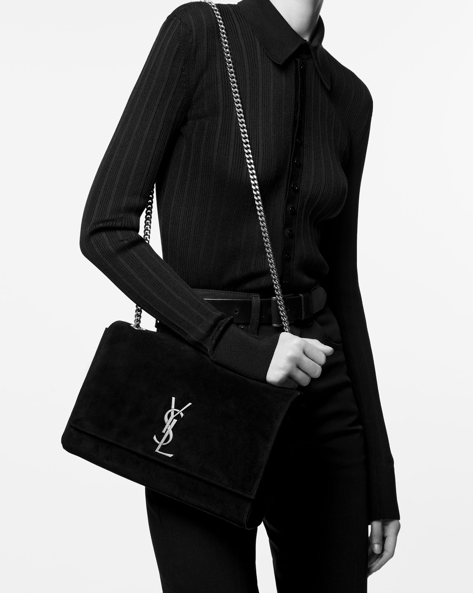 reversible medium kate in suede black reversible medium kate in suede black