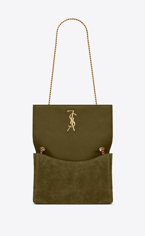reversible medium kate in suede loden green